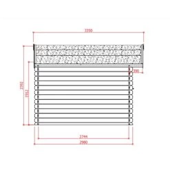 Abri De Jardin En Bois Massif 28mm Chimay Porte Double 10,67m² - SOLID -Jardin Abris Magasin abri de jardin en bois massif 28mm chimay porte double 1067m solid 2