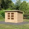 Abri De Jardin En Bois Massif 4,57m² Stockach 3 – Karibu -Jardin Abris Magasin abri de jardin en bois massif 457m stockach 3 woodfeeling