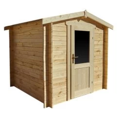 Abri De Jardin En Bois Massif 4m² PRIMO - Madriers 28mm Gardy Shelter -Jardin Abris Magasin abri de jardin en bois massif 4m primo madriers 28mm gardy shelter 2