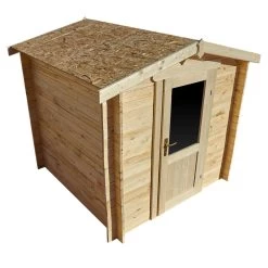 Abri De Jardin En Bois Massif 4m² PRIMO - Madriers 28mm Gardy Shelter -Jardin Abris Magasin abri de jardin en bois massif 4m primo madriers 28mm gardy shelter 4
