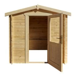 Abri De Jardin En Bois Massif 4m² PRIMO - Madriers 28mm Gardy Shelter -Jardin Abris Magasin abri de jardin en bois massif 4m primo madriers 28mm gardy shelter 5