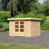 Abri De Jardin En Bois Massif 6,55m² Askola 4 – Karibu 1 Abri De Jardin En Bois Massif 6,55m² Askola 4 – Karibu -Jardin Abris Magasin abri de jardin en bois massif 655m askola 4 woodfeeling