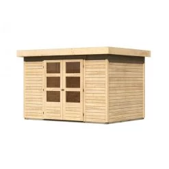 Abri De Jardin En Bois Massif 6,55m² Askola 4 – Karibu -Jardin Abris Magasin abri de jardin en bois massif 655m askola 4 woodfeeling 2