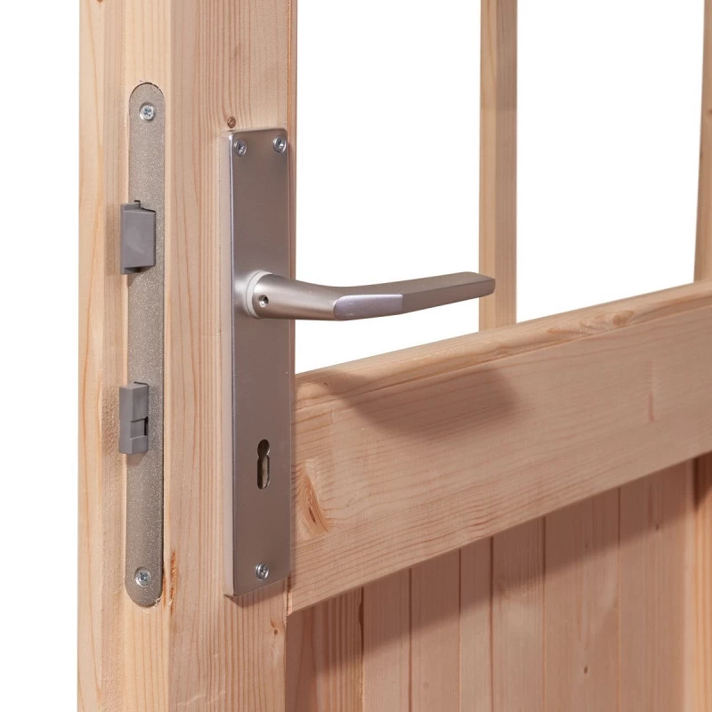 Abri De Jardin En Bois Massif 7,04m² Bastrup 4 Avec Appentis 300cm Et Paroi Arrière – Karibu 8 Abri De Jardin En Bois Massif 7,04m² Bastrup 4 Avec Appentis 300cm Et Paroi Arrière – Karibu – Image 6