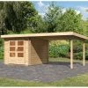 Abri De Jardin En Bois Massif 7,04m² Bastrup 4 Avec Appentis 300cm – Karibu 1 Abri De Jardin En Bois Massif 7,04m² Bastrup 4 Avec Appentis 300cm – Karibu -Jardin Abris Magasin abri de jardin en bois massif 704m bastrup 4 avec appentis 300cm woodfeeling