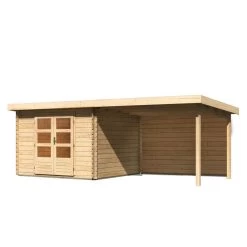 Abri De Jardin En Bois Massif 8,82m² Bastrup 5 Avec Appentis 300cm Et Paroi Arrière – Karibu 10 Abri De Jardin En Bois Massif 8,82m² Bastrup 5 Avec Appentis 300cm Et Paroi Arrière – Karibu -Jardin Abris Magasin abri de jardin en bois massif 882m bastrup 5 avec appentis 300cm et paroi arriere woodfeeling 2
