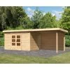 Abri De Jardin En Bois Massif 8,88m² Kandern 7 Avec Appentis 320cm Et Paroi Arrière – Karibu 1 Abri De Jardin En Bois Massif 8,88m² Kandern 7 Avec Appentis 320cm Et Paroi Arrière – Karibu -Jardin Abris Magasin abri de jardin en bois massif 888m kandern 7 avec appentis 320cm et paroi arriere woodfeeling