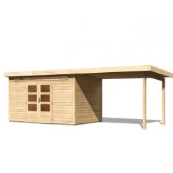 Abri De Jardin En Bois Massif 8,88m² Kandern 7 Avec Appentis 320cm – Karibu 10 Abri De Jardin En Bois Massif 8,88m² Kandern 7 Avec Appentis 320cm – Karibu -Jardin Abris Magasin abri de jardin en bois massif 888m kandern 7 avec appentis 320cm woodfeeling 2