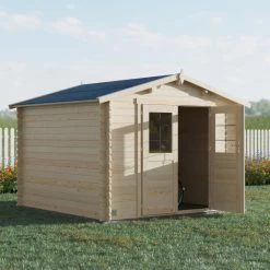 Abri De Jardin En Bois Massif 8,9m² VOLTA – Madriers 28mm – Forest Style -Jardin Abris Magasin abri de jardin en bois massif 89m volta madriers 28mm forest style 2