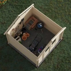 Abri De Jardin En Bois Massif 8,9m² VOLTA – Madriers 28mm – Forest Style -Jardin Abris Magasin abri de jardin en bois massif 89m volta madriers 28mm forest style 3