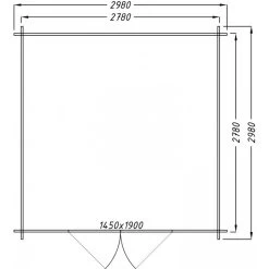 Abri De Jardin En Bois Massif 9m² PLUS - Madriers 28mm Gardy Shelter -Jardin Abris Magasin abri de jardin en bois massif 9m plus madriers 28mm gardy shelter 3