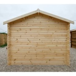 Abri De Jardin En Bois Massif 9m² PLUS - Madriers 28mm Gardy Shelter -Jardin Abris Magasin abri de jardin en bois massif 9m plus madriers 28mm gardy shelter 5