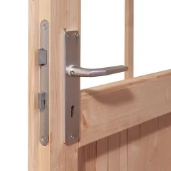 Abri De Jardin En Bois Massif Anthracite 10,60m² Bastrup 7 Avec Appentis 300cm Et Paroi Arrière – Karibu -Jardin Abris Magasin abri de jardin en bois massif anthracite 1060m bastrup 7 avec appentis 300cm et paroi arriere woodfeeling 5