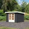 Abri De Jardin En Bois Massif Anthracite 8,82m² Bastrup 5 – Karibu 2 Abri De Jardin En Bois Massif Anthracite 8,82m² Bastrup 5 – Karibu -Jardin Abris Magasin abri de jardin en bois massif anthracite 882m bastrup 5 woodfeeling
