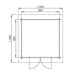 Abri De Jardin En Bois Massif Brut 28mm Karpalo 6,8m² + Plancher - Luoman -Jardin Abris Magasin abri de jardin en bois massif brut 28mm karpalo 68m plancher luoman 2