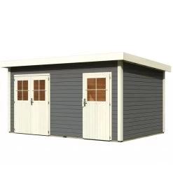Abri De Jardin En Bois Massif Gris Terre 11,62m² Avec Cloison Intérieure Mattrup – Karibu 10 Abri De Jardin En Bois Massif Gris Terre 11,62m² Avec Cloison Intérieure Mattrup – Karibu -Jardin Abris Magasin abri de jardin en bois massif gris terre 1162m avec cloison interieure mattrup woodfeeling 2