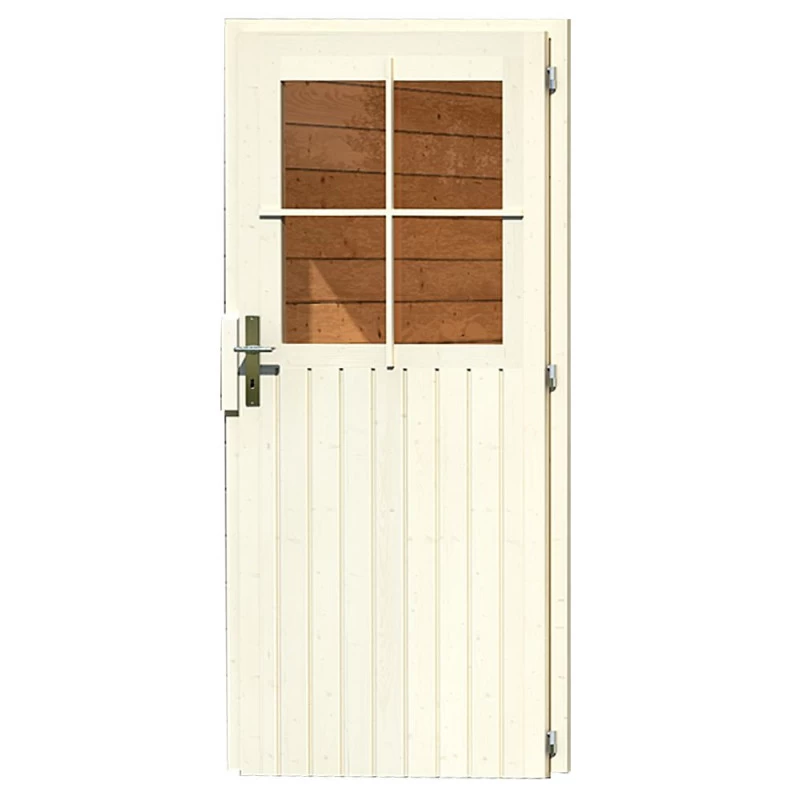 Abri De Jardin En Bois Massif Gris Terre 11,62m² Avec Cloison Intérieure Mattrup – Karibu 8 Abri De Jardin En Bois Massif Gris Terre 11,62m² Avec Cloison Intérieure Mattrup – Karibu – Image 6