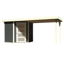 Abri De Jardin En Bois Massif Gris Terre 4,62m² Schwandorf 3 Avec Appentis 280cm – Karibu 10 Abri De Jardin En Bois Massif Gris Terre 4,62m² Schwandorf 3 Avec Appentis 280cm – Karibu -Jardin Abris Magasin abri de jardin en bois massif gris terre 462m schwandorf 3 avec appentis 280cm woodfeeling 2