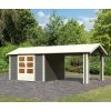 Abri De Jardin En Bois Massif Gris Terre 9,24m² Theres 7 Avec Un Auvent – Karibu 1 Abri De Jardin En Bois Massif Gris Terre 9,24m² Theres 7 Avec Un Auvent – Karibu -Jardin Abris Magasin abri de jardin en bois massif gris terre 924m theres 7 avec un auvent karibu