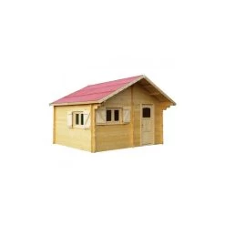 Abri De Jardin En Bois Massif Semi-habitable 20m² – Madriers 60mm -Jardin Abris Magasin abri de jardin en bois massif semi habitable 20m madriers 60mm 2