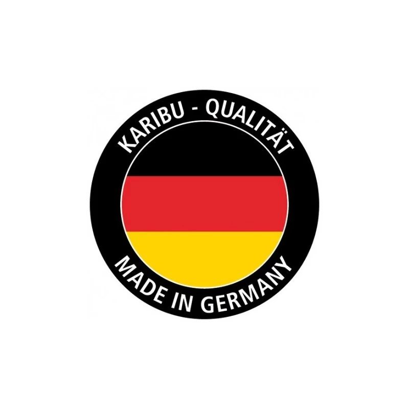 Abri De Jardin En Bois Vitrifié Gris 19mm 4.62m² Glücksburg 3 - Karibu 8 Abri De Jardin En Bois Vitrifié Gris 19mm 4.62m² Glücksburg 3 - Karibu – Image 6