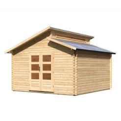 Abri De Jardin En Bois 14,98m² Avec Toit En Gradins - Värmland 2 - Karibu 10 Abri De Jardin En Bois 14,98m² Avec Toit En Gradins - Värmland 2 - Karibu -Jardin Abris Magasin abri de jardin en bois1498m avec toit en gradins varmland 2 karibu 2