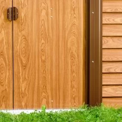 Abri De Jardin En Métal Aspect Bois 4,6m² + Kit D'ancrage - X-METAL 12 Abri De Jardin En Métal Aspect Bois 4,6m² + Kit D'ancrage - X-METAL -Jardin Abris Magasin abri de jardin en metal aspect bois 46m kit d ancrage x metal 4