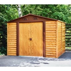 Abri De Jardin En Métal Aspect Bois 6,62m² + Kit D'ancrage - X-METAL 10 Abri De Jardin En Métal Aspect Bois 6,62m² + Kit D'ancrage - X-METAL -Jardin Abris Magasin abri de jardin en metal aspect bois 662m kit d ancrage x metal 2
