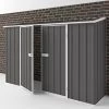 Abri De Jardin En Métal Colorbond Gris Compact 2,25m² EASYSHED 2 Abri De Jardin En Métal Colorbond Gris Compact 2,25m² EASYSHED -Jardin Abris Magasin abri de jardin en metal colorbond gris compact 225m easyshed