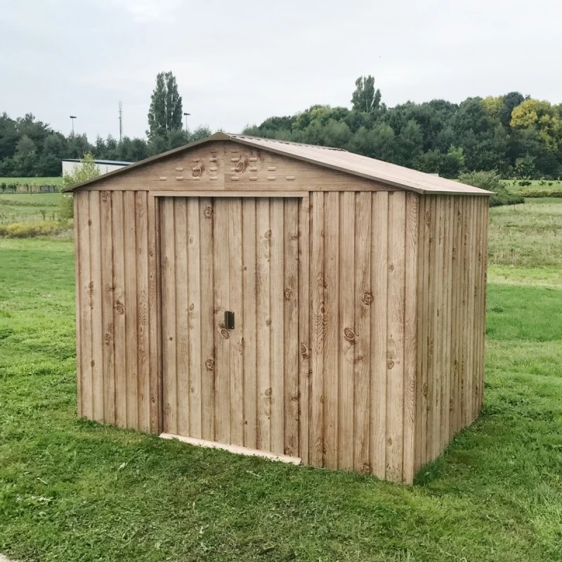 Abri De Jardin En Métal Imitation Bois 4,78m² - DURAMAX 3 Abri De Jardin En Métal Imitation Bois 4,78m² - DURAMAX