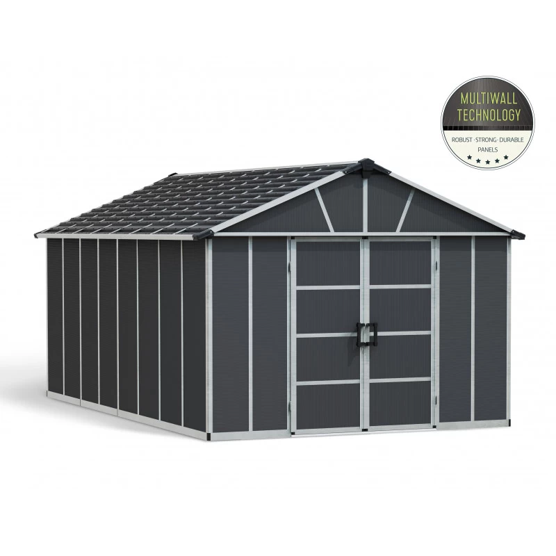 Abri De Jardin En Polycarbonate 17,2m² Sans Plancher YUKON - Palram - Canopia 4 Abri De Jardin En Polycarbonate 17,2m² Sans Plancher YUKON - Palram - Canopia – Image 2