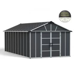 Abri De Jardin En Polycarbonate 21,3m² Avec Plancher YUKON - Palram - Canopia -Jardin Abris Magasin abri de jardin en polycarbonate 213m avec plancher yukon palram 2