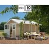 Abri De Jardin En PVC 11,2m² DECO Sherwood Grosfillex + Kit Ancrage Offert -Jardin Abris Magasin abri de jardin en pvc 112m deco sherwood grosfillex kit ancrage offert