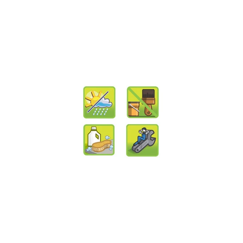 Abri De Jardin En PVC 11,2m² UTILITY Blanc Et Gris Bleu Grosfillex + Kit Ancrage Offert 5 Abri De Jardin En PVC 11,2m² UTILITY Blanc Et Gris Bleu Grosfillex + Kit Ancrage Offert – Image 3