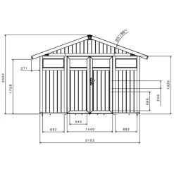 Abri De Jardin En PVC 11,2m² UTILITY Blanc Et Gris Vert Grosfillex + Kit Ancrage Offert 10 Abri De Jardin En PVC 11,2m² UTILITY Blanc Et Gris Vert Grosfillex + Kit Ancrage Offert -Jardin Abris Magasin abri de jardin en pvc 112m utility blanc et gris vert grosfillex 2
