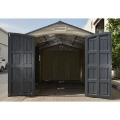 Abri De Jardin En PVC 11,95m² DarkGrey Apex + Kit De Fondation DURAMAX -Jardin Abris Magasin abri de jardin en pvc 1195m darkgrey apex duramax kit de fondation 3