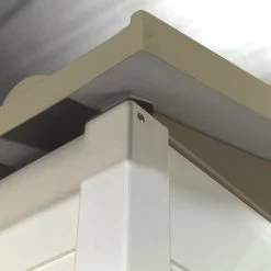 Abri De Jardin En PVC 1,97m² Avec Plancher Evo Tuscany 120 – Garofalo -Jardin Abris Magasin abri de jardin en pvc 197m avec plancher evo tuscany 120 garofalo 3