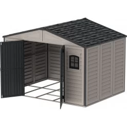 Abri De Jardin En PVC 8,05m² DarkGrey Premium + Kit De Fondation DURAMAX -Jardin Abris Magasin abri de jardin en pvc 805m darkgrey premium duramax kit de fondation 2