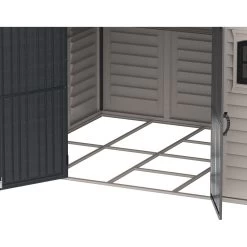 Abri De Jardin En PVC 8,05m² DarkGrey Premium + Kit De Fondation DURAMAX -Jardin Abris Magasin abri de jardin en pvc 805m darkgrey premium duramax kit de fondation 4