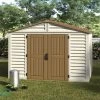 Abri De Jardin En PVC WoodStyle Premium 10,56m² Duramax 1 Abri De Jardin En PVC WoodStyle Premium 10,56m² Duramax -Jardin Abris Magasin abri de jardin en pvc woodstyle premium 1056m duramax