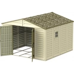Abri De Jardin En PVC WoodStyle Premium 10,56m² Duramax -Jardin Abris Magasin abri de jardin en pvc woodstyle premium 1056m duramax 3