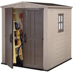 Abri De Jardin En Résine Sydney 3,48m² + Plancher Keter -Jardin Abris Magasin abri de jardin en resine sydney 348m plancher keter 5