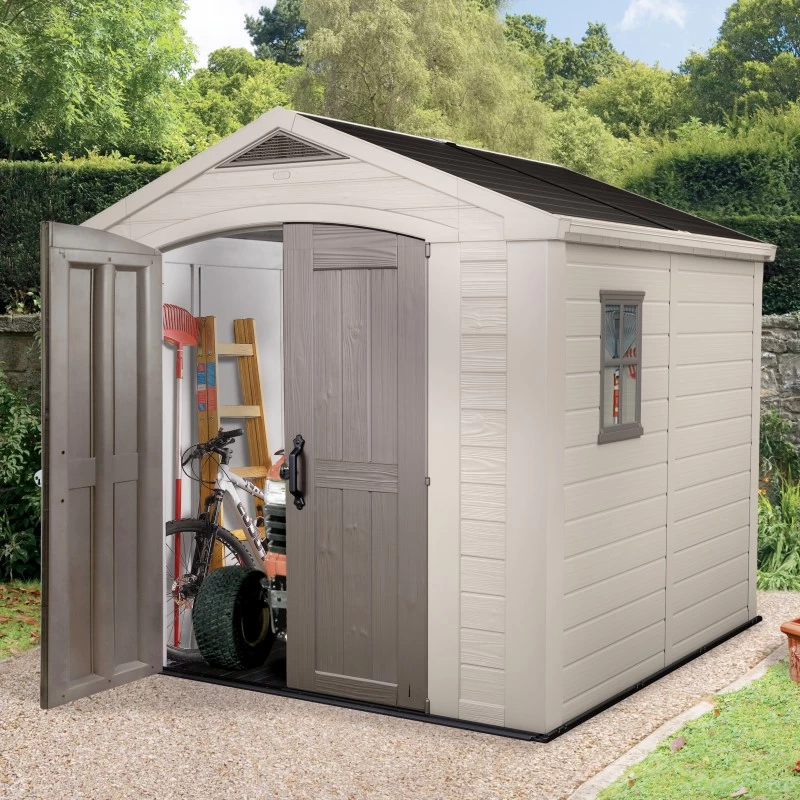 Abri De Jardin En Résine Sydney 6,32m² + Plancher Keter 4 Abri De Jardin En Résine Sydney 6,32m² + Plancher Keter – Image 2