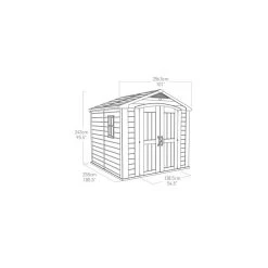 Abri De Jardin En Résine Sydney 6,32m² + Plancher Keter 11 Abri De Jardin En Résine Sydney 6,32m² + Plancher Keter -Jardin Abris Magasin abri de jardin en resine sydney 632m plancher keter 3