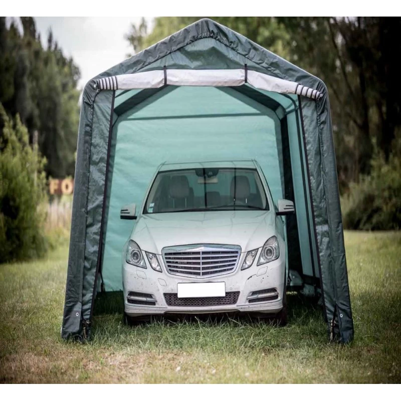 Abri De Jardin En Toile Renforcée Verte Toit 2 Pentes 18,60m² HABRITA 4 Abri De Jardin En Toile Renforcée Verte Toit 2 Pentes 18,60m² HABRITA – Image 2