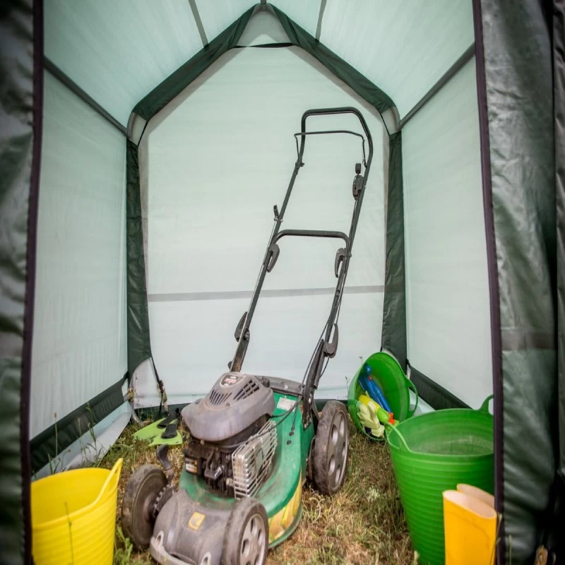 Abri De Jardin En Toile Renforcée Verte Toit 2 Pentes 3,35m² HABRITA 6 Abri De Jardin En Toile Renforcée Verte Toit 2 Pentes 3,35m² HABRITA – Image 4