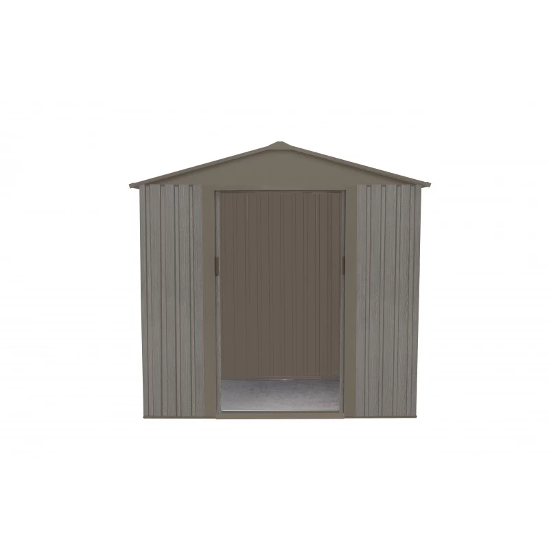 Abri De Jardin Métal 2,43m² Imitation Bois Vieilli 6 Abri De Jardin Métal 2,43m² Imitation Bois Vieilli – Image 4