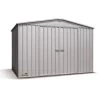 Abri De Jardin En Métal 6,5m² Silver Grey Fraser - ABSCO -Jardin Abris Magasin abri de jardin metal 654m silver grey haut de gamme