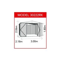 Abri De Jardin En Métal 6,5m² Silver Grey Fraser - ABSCO -Jardin Abris Magasin abri de jardin metal 654m silver grey haut de gamme 2