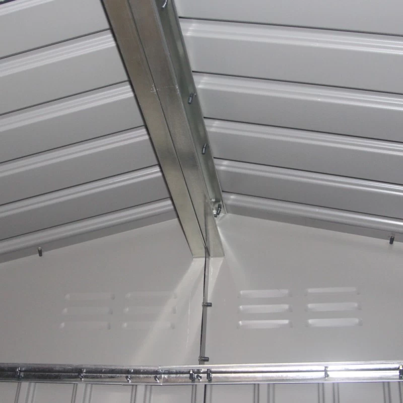 Abri De Jardin Métal 8,84m² FIRST Anthracite + Kit D'ancrage X-METAL 8 Abri De Jardin Métal 8,84m² FIRST Anthracite + Kit D'ancrage X-METAL – Image 6